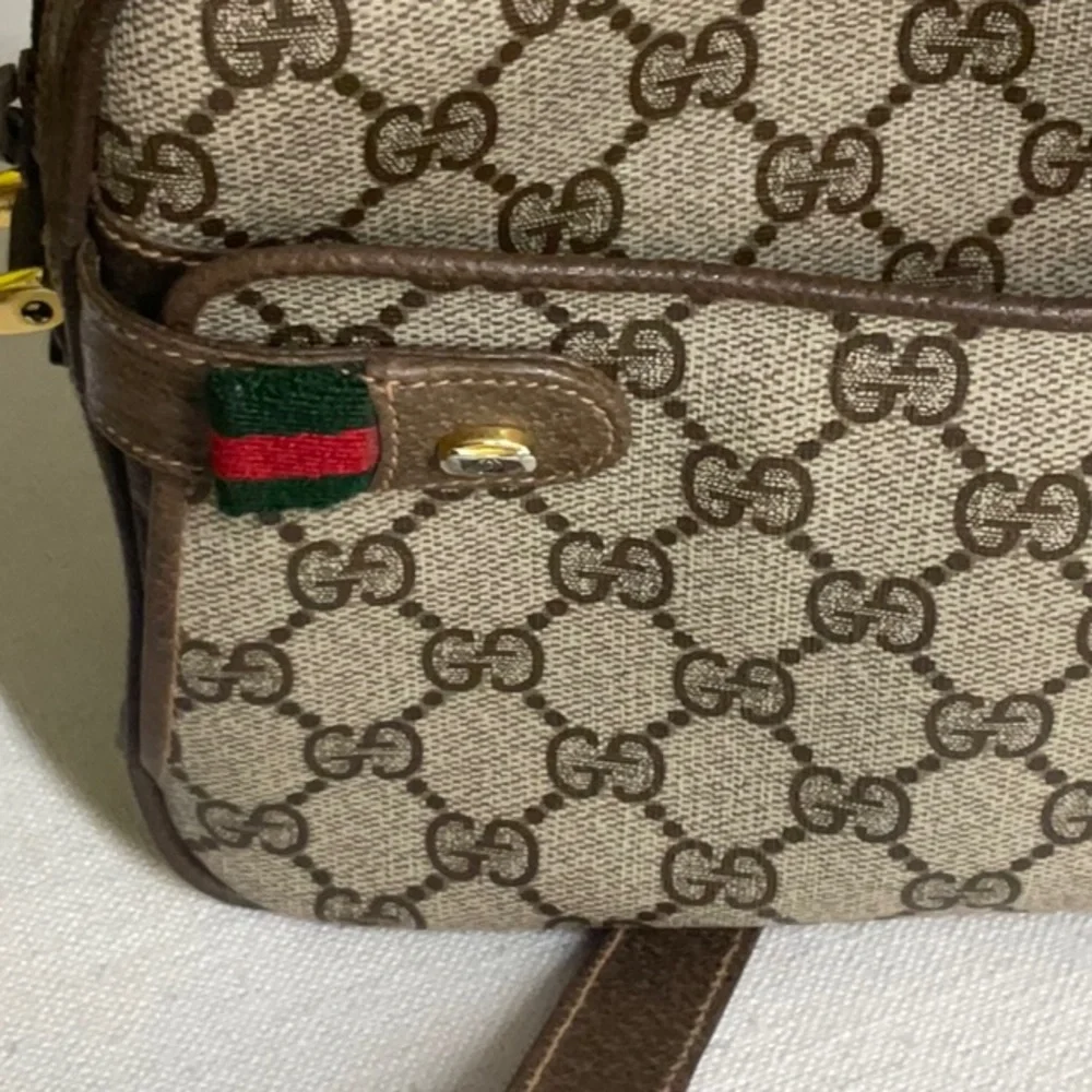 Gucci vintage GG Supreme Web Sherry Line Shoulder Bag - Picture 8 of 16